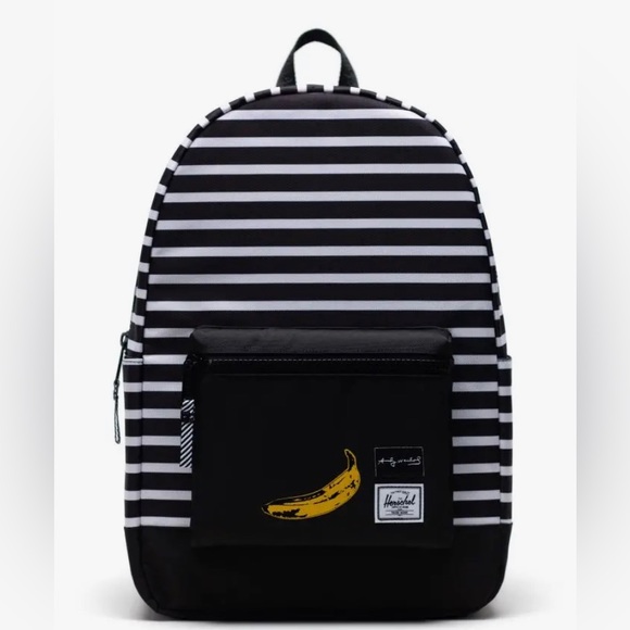 Herschel Supply Company Handbags - Herschel banana stripe Andy Warhol settlement Backpack Never Used 23 L standard